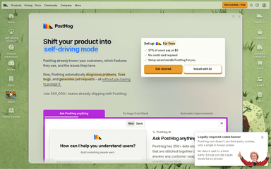 Preview of posthog.com